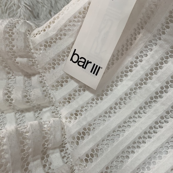 Bar III - Womens Illusion-Stripe Fit & Flare Dress - Size 10 NWT - Picture 11 of 12